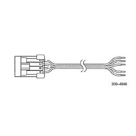 Cummins Pigtail to Gen-Set Remote Control Panel Harness C7B-3004946