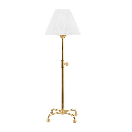 Hudson Valley Lighting Mark D. Sikes X Classic No.1 1 Light Table Lamp 10 In. Aged Brass MDSL107-AGB