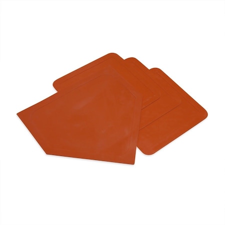 Champion Sports Base Set, 4 lb., Rubber, PK4 98