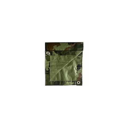 Itm Co. Ltd Storage Tarp Cover, Camouflage Polyethylene, 10 x 12-Ft. MD-GT-CG-1012