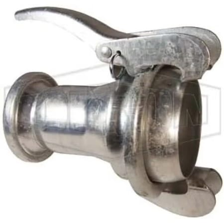 Dixon Type B Quick Connect Increaser, Quick-Connect, 6 x 8 in, MNPT x FNPT, Steel, Domestic FMI31968
