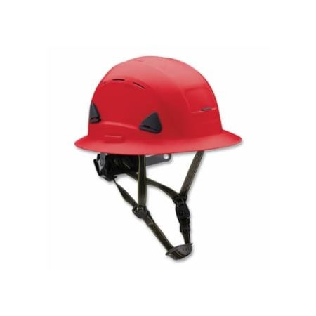 Honeywell Fibre-Metal Fibre-Metal Climbing Style Full Brim Safety Helmet, Type II, Class C, Ratchet Suspension,  068-CSH13015