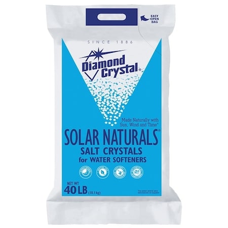 Cargill Diamond Crystal Solar Naturals 100012411 Salt Pellets, 40 lb Bag 100012411