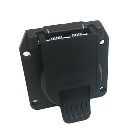 Switch Components RV 7-Pole Nylon Connector, Socket, Blade Terminals TC7W3-SC2-N