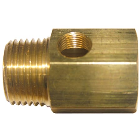 Westlake Pipe & Fittings 1/2'' FPTx1/2'' MPTx1/8'' FPT Brass Icemaker Adapter 17-8449