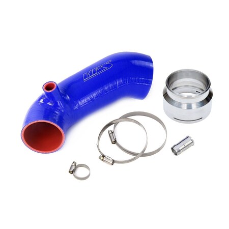Hps Performance High Temp Reinforced Silicone Air Intake Hose Kit, Blue,  57-1851-BLUE