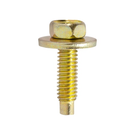 Auveco Hex Head Sems Body Bolt with a Dog Point 5/16-18 x 1 3/16in, 50PK 23665