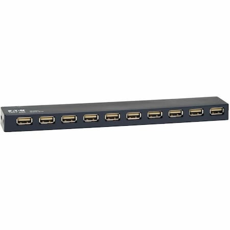 Tripp Lite 10-PORT USB 2.0 MOBILE HI-SPEED HUB NOTEBOOK LAPTOP BUS POWER AC U223-010