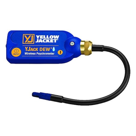 Yellow Jacket Psychrometer, LED, Bluetooth 67063