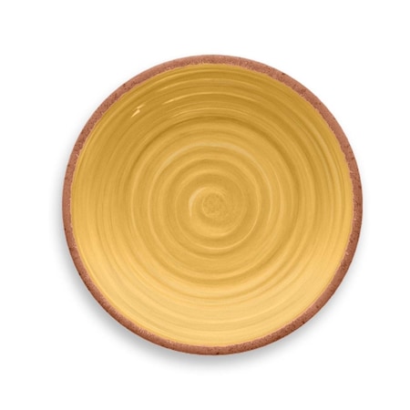 Tarhong Rustic Swirl Salad Plate, Set of 6 - Yellow, 6PK PAN1085MASPY