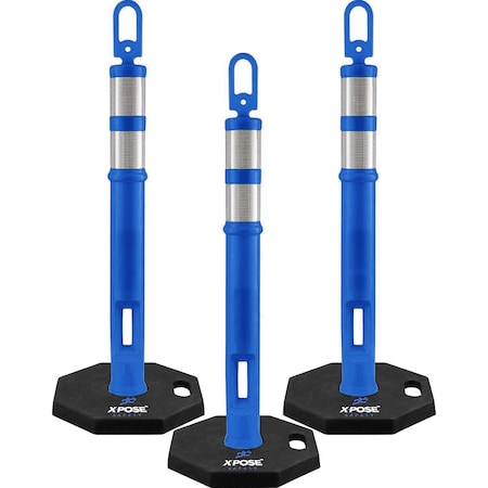 Xpose Safety Sand Bags, Polypropylene, 44 in Height, 26 in Length, Orange 3 PK DLRB-BLU-42-3-X-S