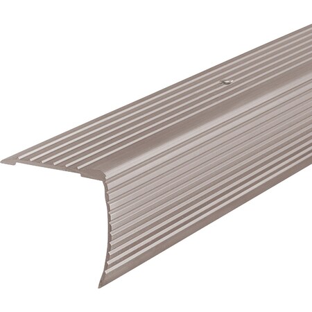M-D Building Products Building Products 1-1/8'' X 1-1/8'' X 72'' Pewter Aluminum Stair Edging w/ Screw Nails 43880