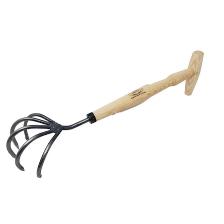 Dewitt P-Grip Hand Held 5-Tine Cultivator, Ideal for Cultivating Small Areas. 31-8506