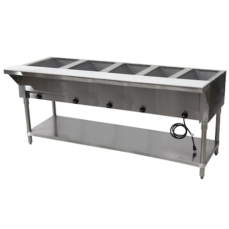 Advance Tabco Hot Food Table electric 77-3/4 in.W x 30-5/8 in.D x 34-3/8 in.H HF-5E-240
