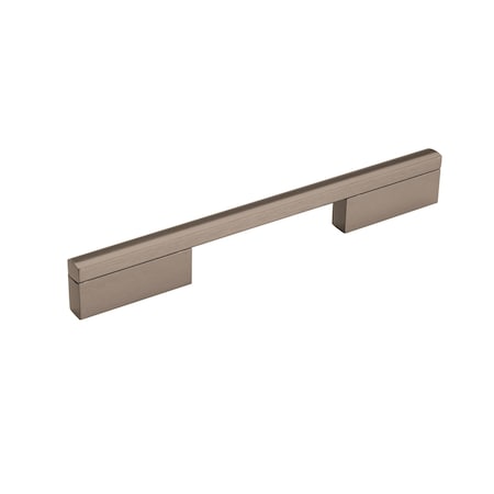 Amerock Separa 6-5/16 in 160 mm Center-to-Center Black Brushed Nickel Cabinet Pull BP36735BBN