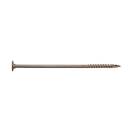 Simpson Strong-Tie Strong-Drive SDWS Timber Screw, 8 in L, Washer Head, 6-Lobe Drive, Steel SDWS22800DB-R12