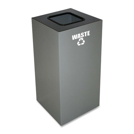 Witt Industries 32 gal Square Slate, Metal 32GC03-SL