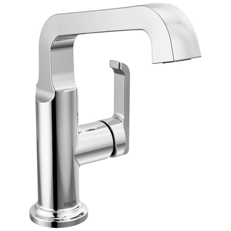 Delta Tetra Single Handle Mid-Height Vessel Bathroom In Lumicoat Chrome 689-PR-DST