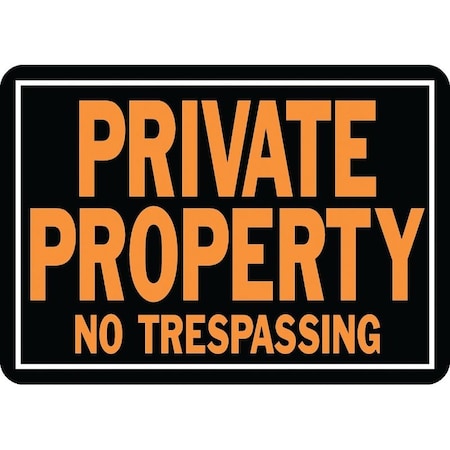 Hy-Ko Sign Private Property 10X14In 848