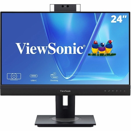 Viewsonic 24IN 1080P VIDEO CONFERENCING MONITOR WITH WINDOWS HELLO COMPATIBLE IR WEBCAM, 9 VG2457V