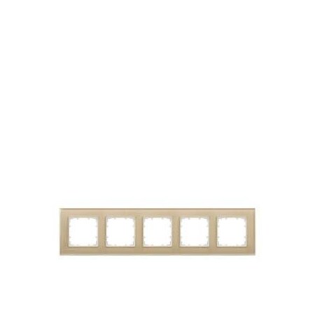 Siemens DELTA miro glass Frame 5-fold Authentic material glass Arena 374x 90 mm 5TG1205-4