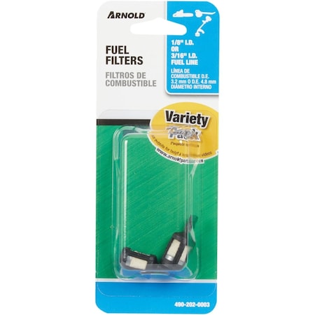 Arnold 2-Cycle Fuel Filter, 2PK 490-202-0003