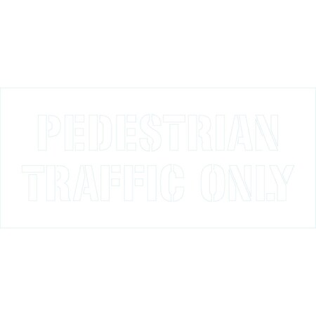 Lyle Pedestrian Traffic Only, 36x16, Non-Reflective, None G-15768-NS_36x16