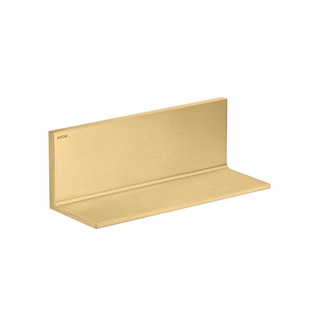Axor Universal Rectangular Shelf, 12" in Brushed Gold Optic 42644250