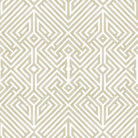 A-Street Prints Lyon Gold Geometric Key Wallpaper 4120-26851