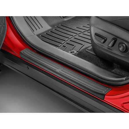 Weathertech Black  SillProtector, 2018 - 2024 Nissan Kicks ST040K1
