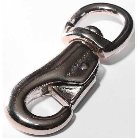 Baron Security Snap, 300 lb Working Load, Malleable Iron, Nickel 3142M