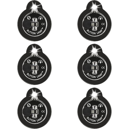 Panther Vision Adhesive LED Button Lamp, 6PK BL-6885