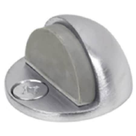 Tell DT100033 Brushed Chrome 26D Die Cast Brass Door Stop Small 799914