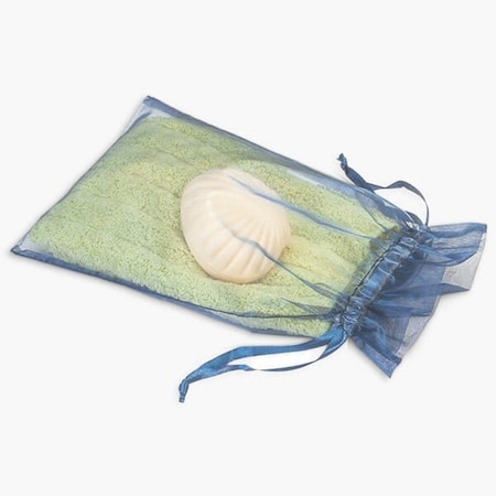 Nashville Wraps Navy Blue Organza Favor Bags, 6x10, 10PK B95323