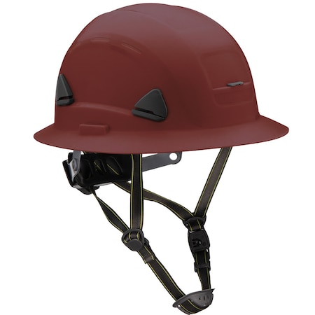Fibre-Metal By Honeywell Type II Non-Vented, Full Brim Industrial Climbing Helmet w/HDPE Shell, 8-Point Textile Suspension, Whe CSH12012