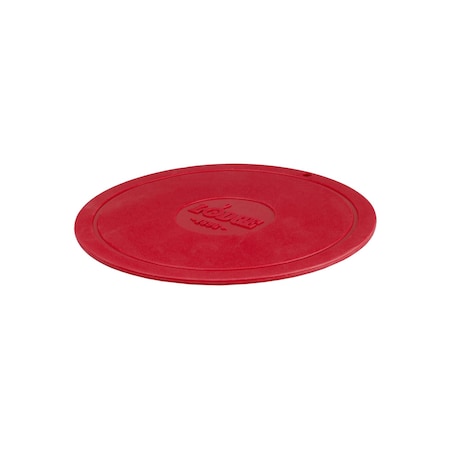 Lodge 7.25 Inch Deluxe Round Red Silicone Trivet, Red, 12PK AS7DT41