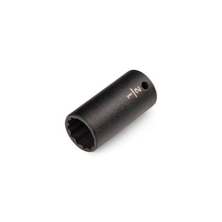 Tekton 1/4 Inch Drive x 1/2 Inch Semi-Deep 12-Point Impact Socket SID04213
