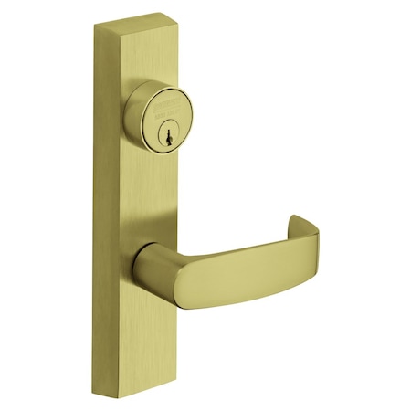 Sargent Exit Trim, Classroom, For CVR 8400, 8600 Series Devices, L Lever, LHR, Satin Brass 713-4 ETL LHRB 4