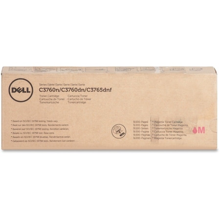 Dell Original Extra High Yield Laser Toner Cartridge - Magenta - 1 Each - 9000 Pages XKGFP