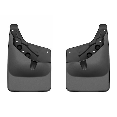 Weathertech Black, No Drill MudFlaps 120184