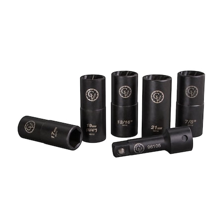 Cal-Van Tools Lock & Lug Flip Cocket Set, 6 Pieces 96110