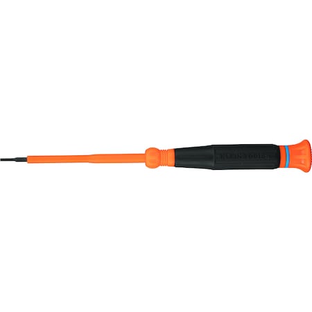 Klein Tools Insulated Screwdriver, Slotted 1/16-Inch 6273INS