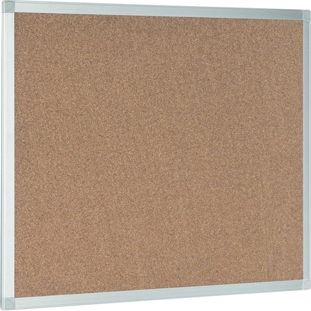Mastervision Cork Bulletin Board, 36" X 48", Aluminum Frame CA05409214