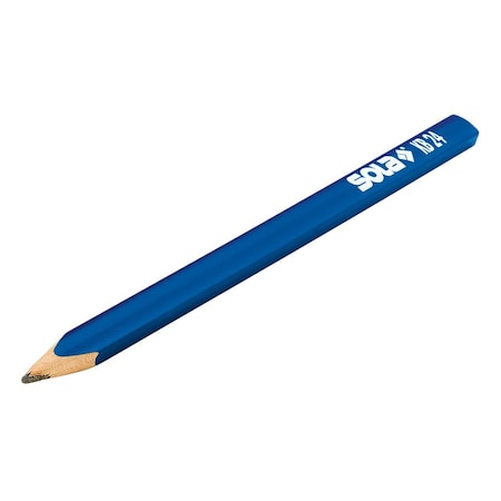 Sola Carpenter's Pencil, 9-1/2 in L, Gray, PK6 KB 24