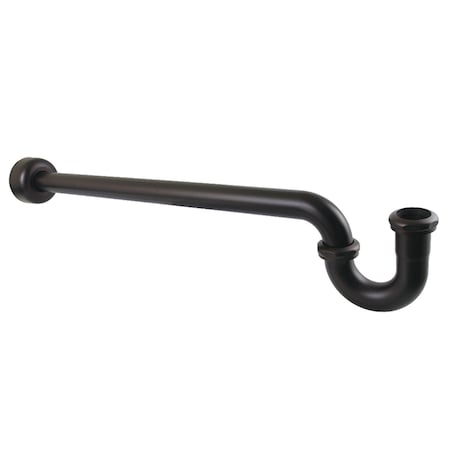 Kingston Brass 1-1/4 in. P-Trap with Box Flange, 24 in. Length, 18 Gauge, Oil Rubbed Bronze CC9185