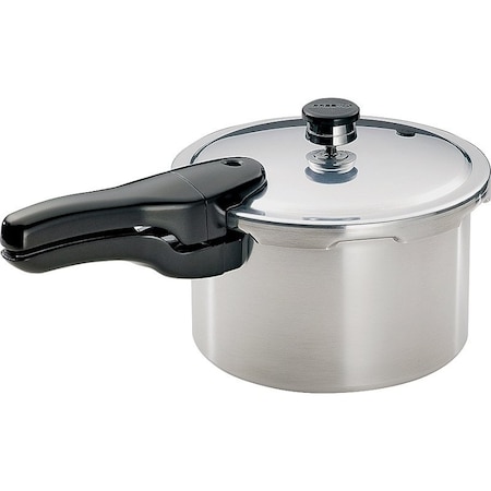 National Presto Presto 01241 Pressure Cooker, 4 qt Capacity, Aluminum 1241