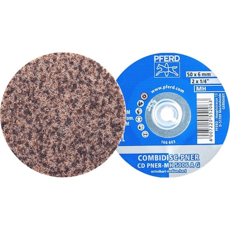 Pferd PFERD COMBIDISC Unitized Disc, 2in Dia, Type CD, Coarse, Medium-Hard, 6AC, Aluminum oxide 48513
