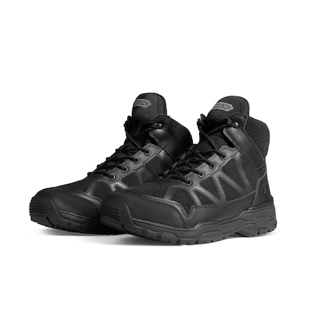 First Tactical OPERATOR BOOT MID 5" BLACK, EVA, Rubber Outsole, Plain Toe, Front Lace, Black, 8 R 165061