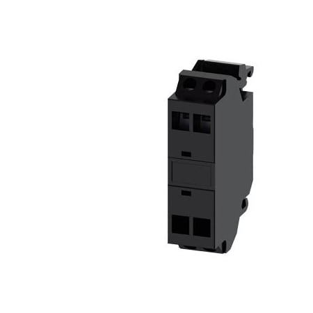Siemens Support terminal, black, spring-type terminal, for front plate mounting 3SU1400-1DA10-3AA0
