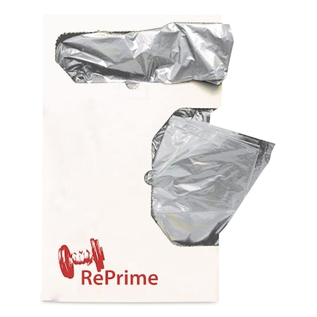 Reprime 56 gal Trash Bags, 44 in x 55 in, Super Extra Heavy-Duty, 1.6 mil, Gray, 100 PK H56 G